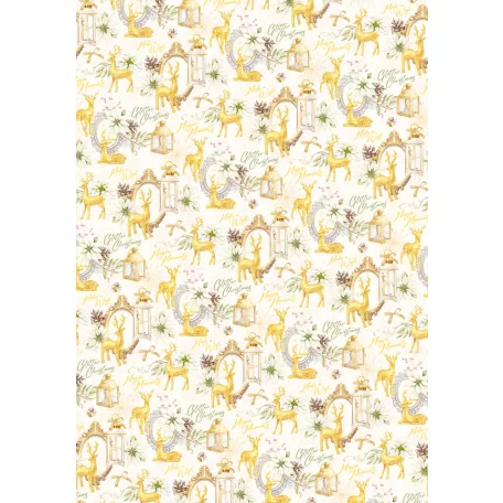 Ciao Bella Vellum papírkészlet A4 - Sparkling Christmas - Vellum Paper Patterns (1 csomag)