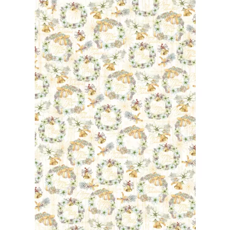Ciao Bella Vellum papírkészlet A4 - Sparkling Christmas - Vellum Paper Patterns (1 csomag)