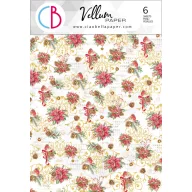   Ciao Bella Vellum papírkészlet A4 - Dear Santa - Vellum Paper Patterns (1 csomag)