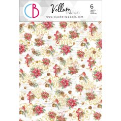   Ciao Bella Vellum papírkészlet A4 - Dear Santa - Vellum Paper Patterns (1 csomag)
