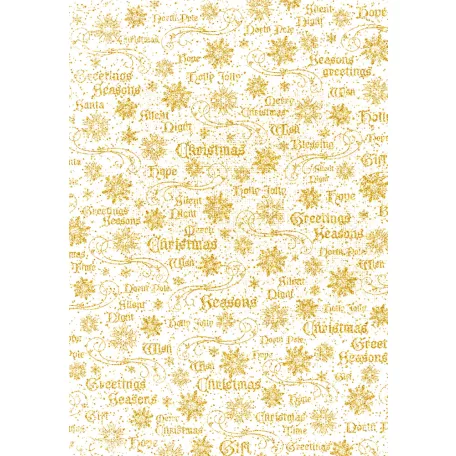 Ciao Bella Vellum papírkészlet A4 - Dear Santa - Vellum Paper Patterns (1 csomag)