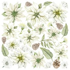   Ciao Bella Vellum kivágóív készlet 6" (15 cm) - Sparkling Christmas - Vellum Fussy Cut (6 lap)