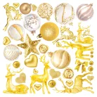 Ciao Bella Vellum kivágóív készlet 6" (15 cm) - Sparkling Christmas - Vellum Fussy Cut (6 lap)