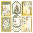 Ciao Bella Vellum kivágóív készlet 6" (15 cm) - Sparkling Christmas - Vellum Fussy Cut (6 lap)