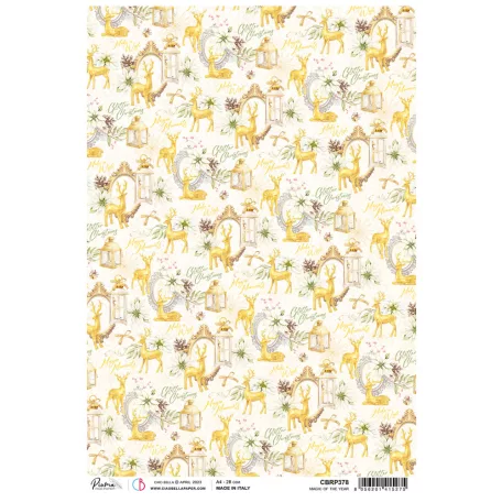 Ciao Bella Rizspapír A4 - Magic of the year - Sparkling Christmas - Rice Paper (1 ív)