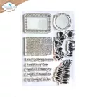 Szilikonbélyegző - A5 - Happy - ECD Clear Stamps (1 csomag)