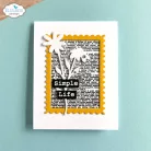 Szilikonbélyegző - A5 - Happy - ECD Clear Stamps (1 csomag)
