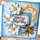 Szilikonbélyegző - A5 - Happy - ECD Clear Stamps (1 csomag)