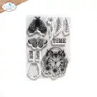 Szilikonbélyegző - A6 - Back in Time - ECD Clear Stamps (1 csomag)