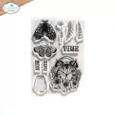   Szilikonbélyegző - A6 - Back in Time - ECD Clear Stamps (1 csomag)