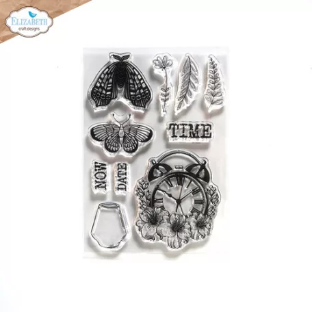 Szilikonbélyegző - A6 - Back in Time - ECD Clear Stamps (1 csomag)