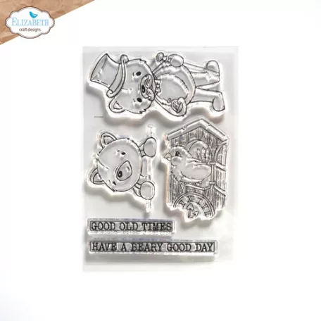 Szilikonbélyegző - A6 - Good Old Times - ECD Clear Stamps (1 csomag)