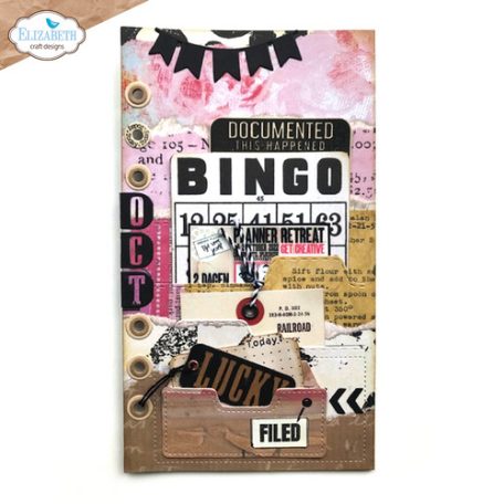 Papírkészlet - 12" (30 cm) - Grungy Wood - ECD Patterned Cardstock Paper (1 csomag)