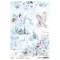 Ciao Bella Rizspapír A4 - All about the arctic - Winter Journey - Rice Paper (1 ív)