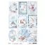 Ciao Bella Rizspapír A4 - Winter Journey cards - Winter Journey - Rice Paper (1 ív)
