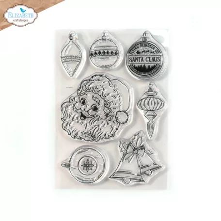 Szilikonbélyegző - A6 - Santa Claus - ECD Clear Stamps (1 csomag)