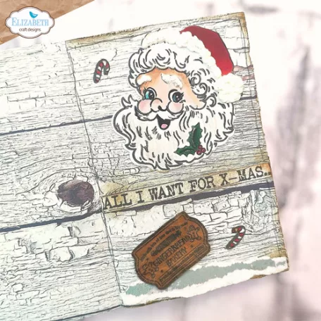 Szilikonbélyegző - A6 - Santa Claus - ECD Clear Stamps (1 csomag)