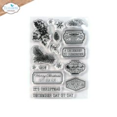   Szilikonbélyegző - A6 - December to Remember - ECD Clear Stamps (1 csomag)