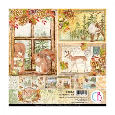   Ciao Bella Scrapbook papírkészlet 8" (20 cm) - Into the Wild - Paper Pad (12 lap)