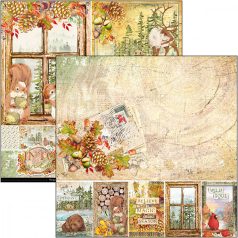   Ciao Bella Scrapbook papírkészlet 8" (20 cm) - Into the Wild - Paper Pad (12 lap)