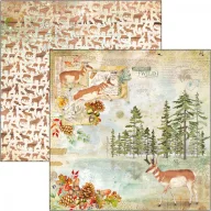   Ciao Bella Scrapbook papírkészlet 8" (20 cm) - Into the Wild - Paper Pad (12 lap)