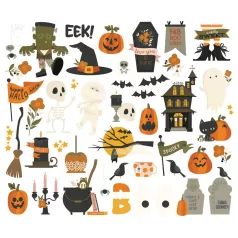   Simple Stories Kivágatok  - Bits & Pieces - FaBOOlous (1 csomag)