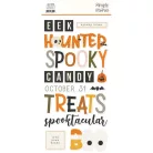 Simple Stories Matrica  - Foam Stickers - FaBOOlous (2 ív)