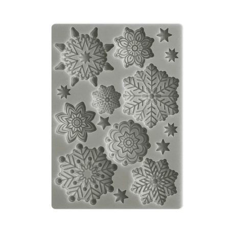 Stamperia Szilikon öntőforma A6 - Christmas - Snowflakes - Silicon Mould (1 db)