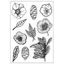 Stamperia Szilikon öntőforma A6 - Christmas - Pinecones - Silicon Mould (1 db)