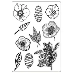   Stamperia Szilikon öntőforma A6 - Christmas - Pinecones - Silicon Mould (1 db)