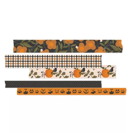 Simple Stories Dekorációs ragasztószalag  - Washi Tape - FaBOOlous (5 db)