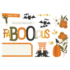   Simple Stories Kivágatok  - Simple Pages Pieces - FaBOOlous (1 csomag)