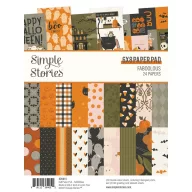   Simple Stories Papírkészlet 6"x8" - Paper Pad - FaBOOlous (24 lap)