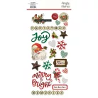 Simple Stories Matrica  - Foam Stickers - Simple Vintage Dear Santa (2 ív)
