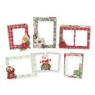 Simple Stories Chipboard  - Chipboard Frames - Simple Vintage Dear Santa (1 csomag)