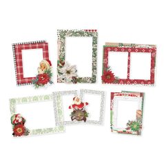   Simple Stories Chipboard  - Chipboard Frames - Simple Vintage Dear Santa (1 csomag)