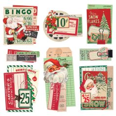   Simple Stories Chipboard  - Chipboard Clusters - Simple Vintage Dear Santa (1 csomag)