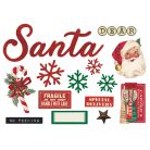 Simple Stories Kivágatok  - Simple Pages Pieces - Simple Vintage Dear Santa (1 csomag)