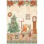 Stamperia Rizspapír A4 - All Around Christmas - Sweet Room - Rice Paper (1 ív)