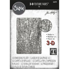   SIZZIX 3D Domborító mappa 666295 - Cracked - Tim Holtz - 3-D Textured Impressions Embossing Folder (1 csomag)