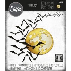   SIZZIX vágósablon 666386 - Moonlight - Tim Holtz - Thinlits Die Set  (1 csomag)