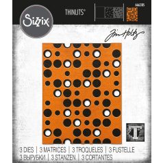   SIZZIX vágósablon 666385 - Layered Dots - Tim Holtz - Thinlits Die Set  (1 csomag)
