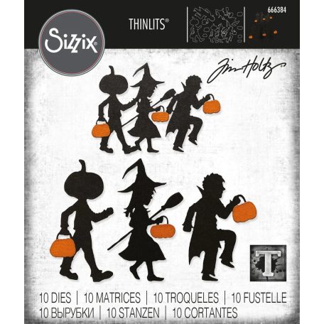 SIZZIX vágósablon 666384 - Halloween Night - Tim Holtz - Thinlits Die Set  (1 csomag)