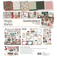   Simple Stories Scrapbook papírkészlet 12" (30 cm) - Collector's Essential Kit - Boho Christmas (1 csomag)