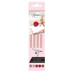   Aladine Rózsaszín pecsétviasz rúd  - Pink - Wax Stick (4 db)