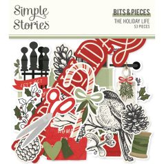   Simple Stories Kivágatok  - Life Bits & Pieces - The Holiday Life (1 csomag)