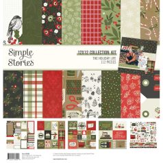   Simple Stories Scrapbook papírkészlet 12" (30 cm) - Collection Kit - The Holiday Life (1 csomag)