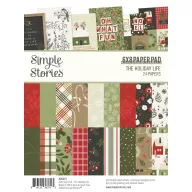   Simple Stories Papírkészlet 6"x8" - Paper Pad - The Holiday Life (24 lap)