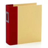   Simple Stories Album készlet 6"x8" - SN@P! Limited Edition Binder - Cranberry (1 csomag)