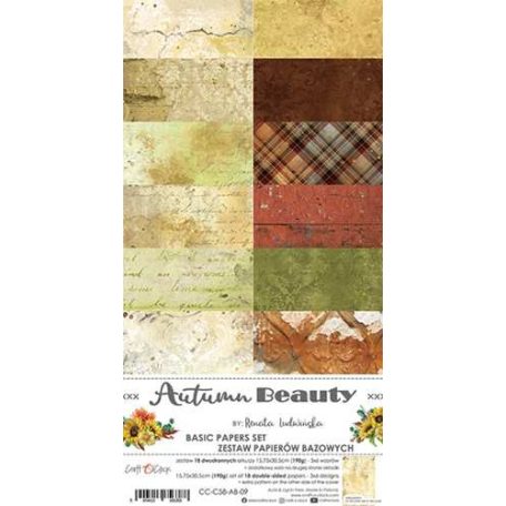Craft O'Clock Papírkészlet 6"x15" (15cm x 30 cm) - Autumn Beauty - Basic Paper Set (1 csomag)